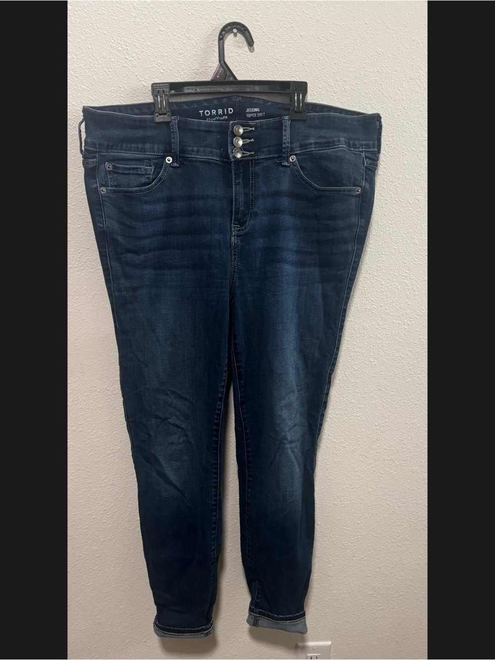 torrid Dark Indigo High-Rise Skinny Jeggings
